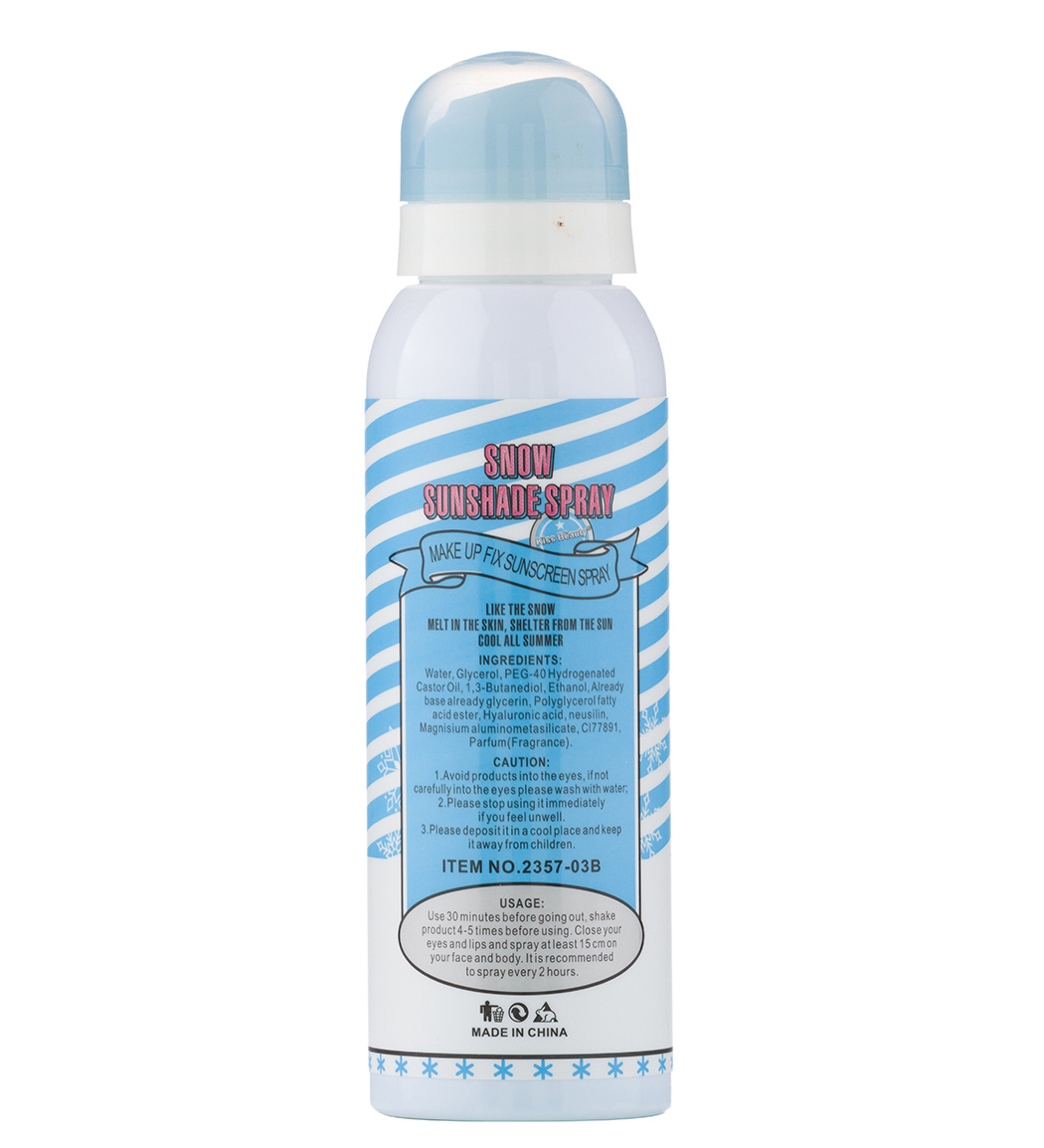 اسپری ضد آفتاب کیس بیوتی مدل Snow با SPF50 مناسب همه نوع پوست ۱۵۰ میلی لیتر | عکس 2