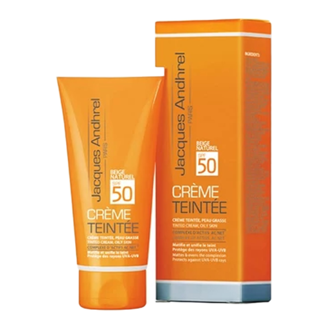 کرم ضد آفتاب ژاک آندرل پاریس مدل TINTED با SPF 50 مناسب پوست چرب ۵۰ میلی لیتر | عکس 2