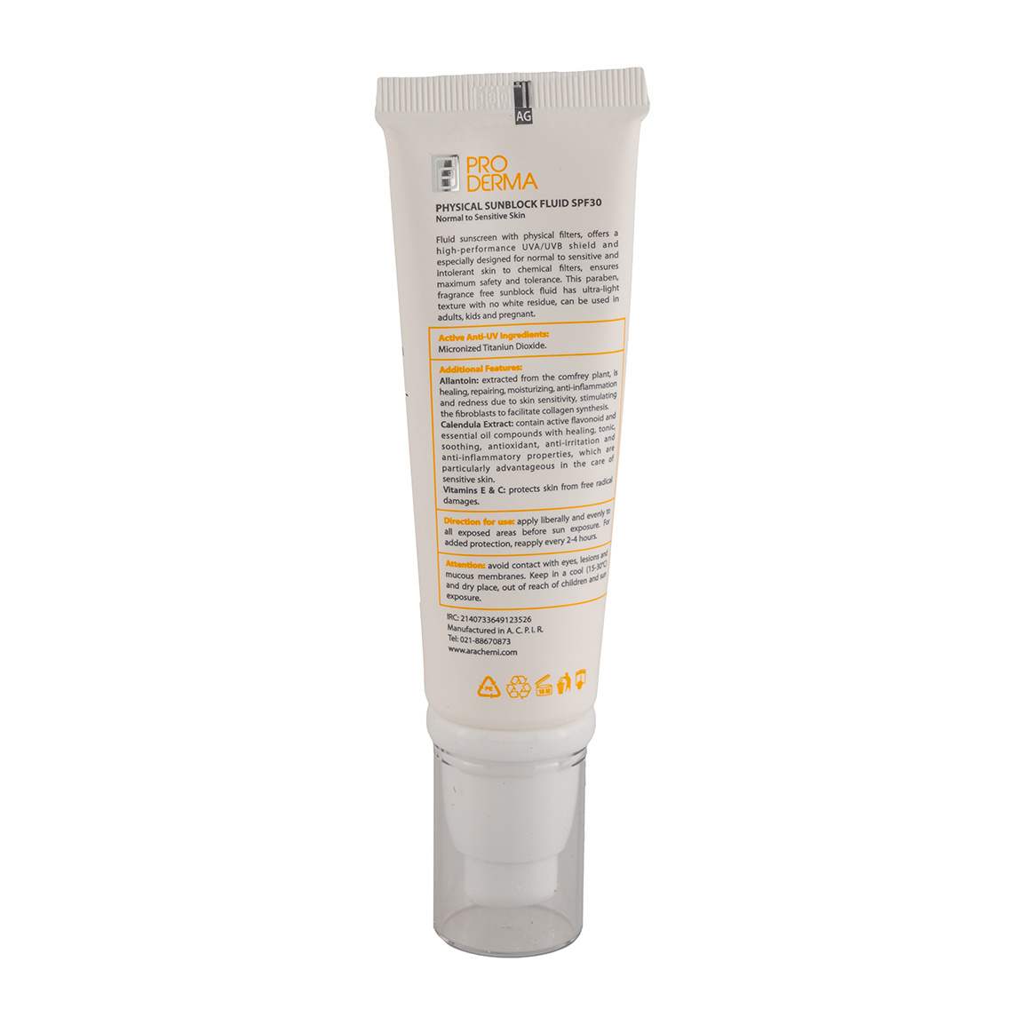 ضد آفتاب پرودرما مدل Dermo Fluid SPF 30 مناسب پوست معمولی و حساس ۵۰ میلی لیتر | عکس 2