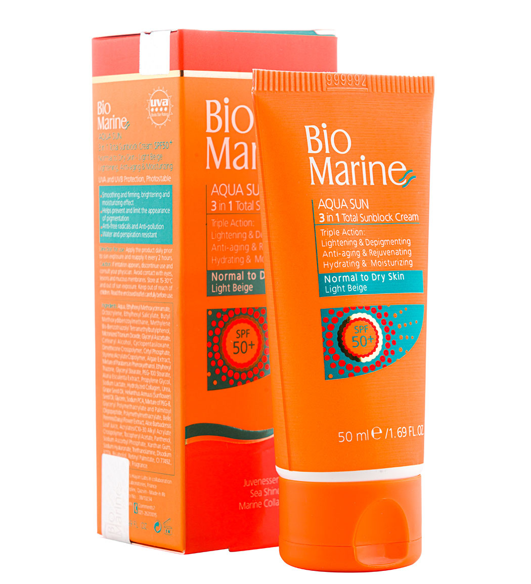 ضد آفتاب بایو مارین مدل Tinted با SPF 50 مناسب پوست معمولی خشک ۵۰ میلی لیتر | عکس 3