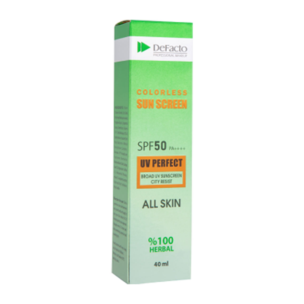 ضد آفتاب دیفکتو مدل Herbal با SPF 50 انواع پوست ۴۰ میلی لیتر | عکس 2