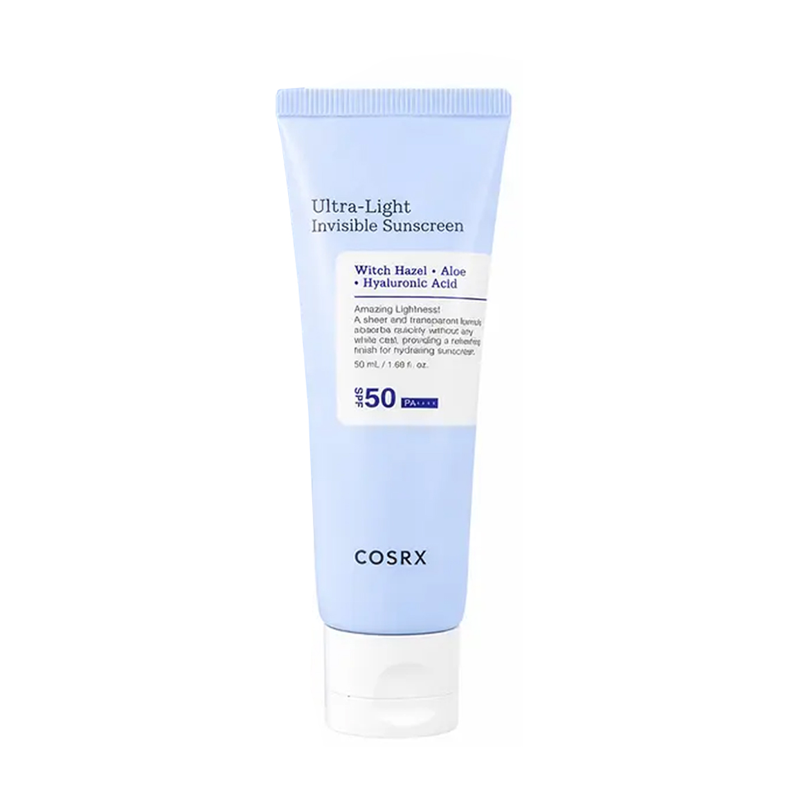 ضد آفتاب کوزارکس مدل Ultra Light با SPF50 بی رنگ ۵۰ میلی لیتر