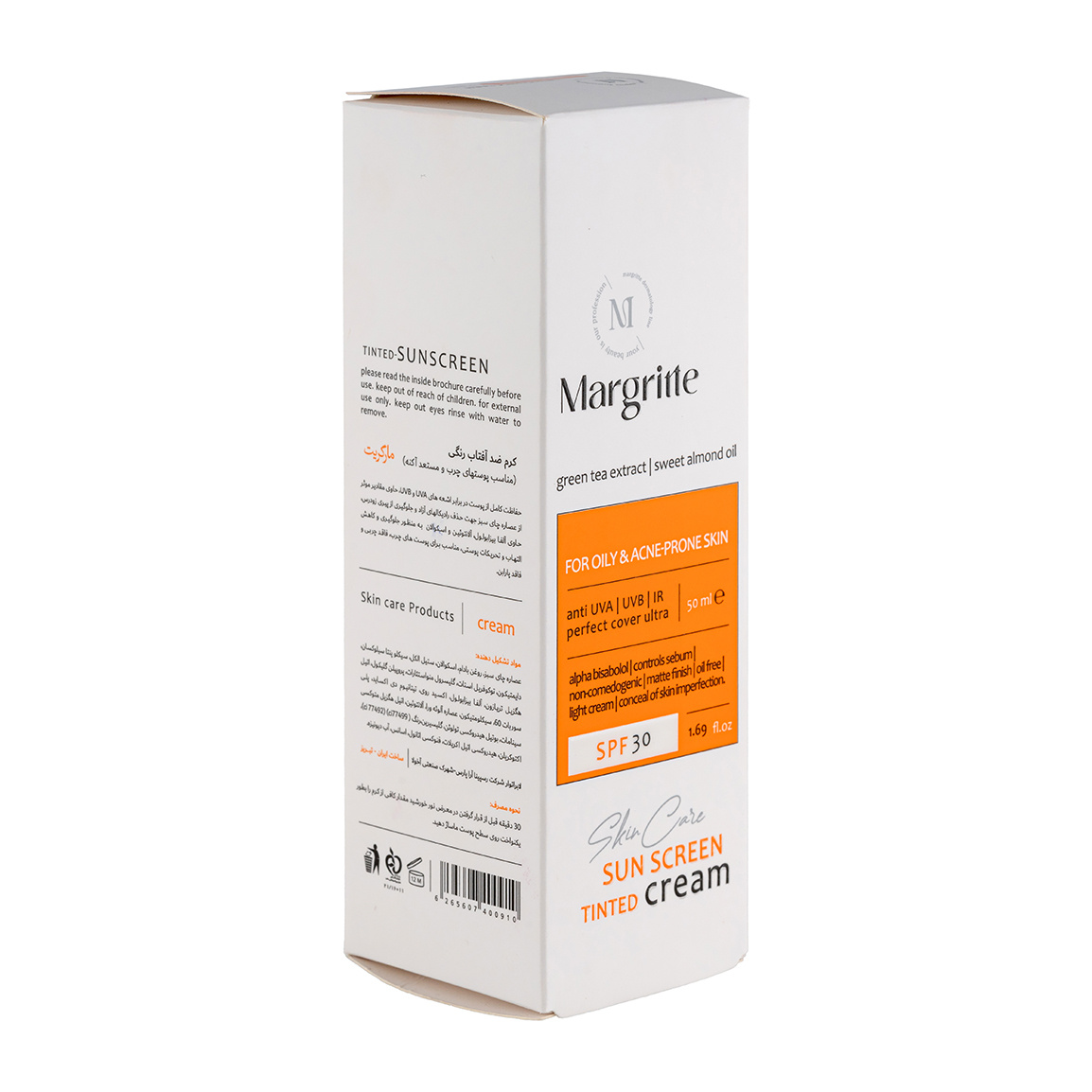 کرم ضد آفتاب مارگریت مدل Tinted SPF30 مناسب پوست چرب ۵۰ میلی لیتر | عکس 4
