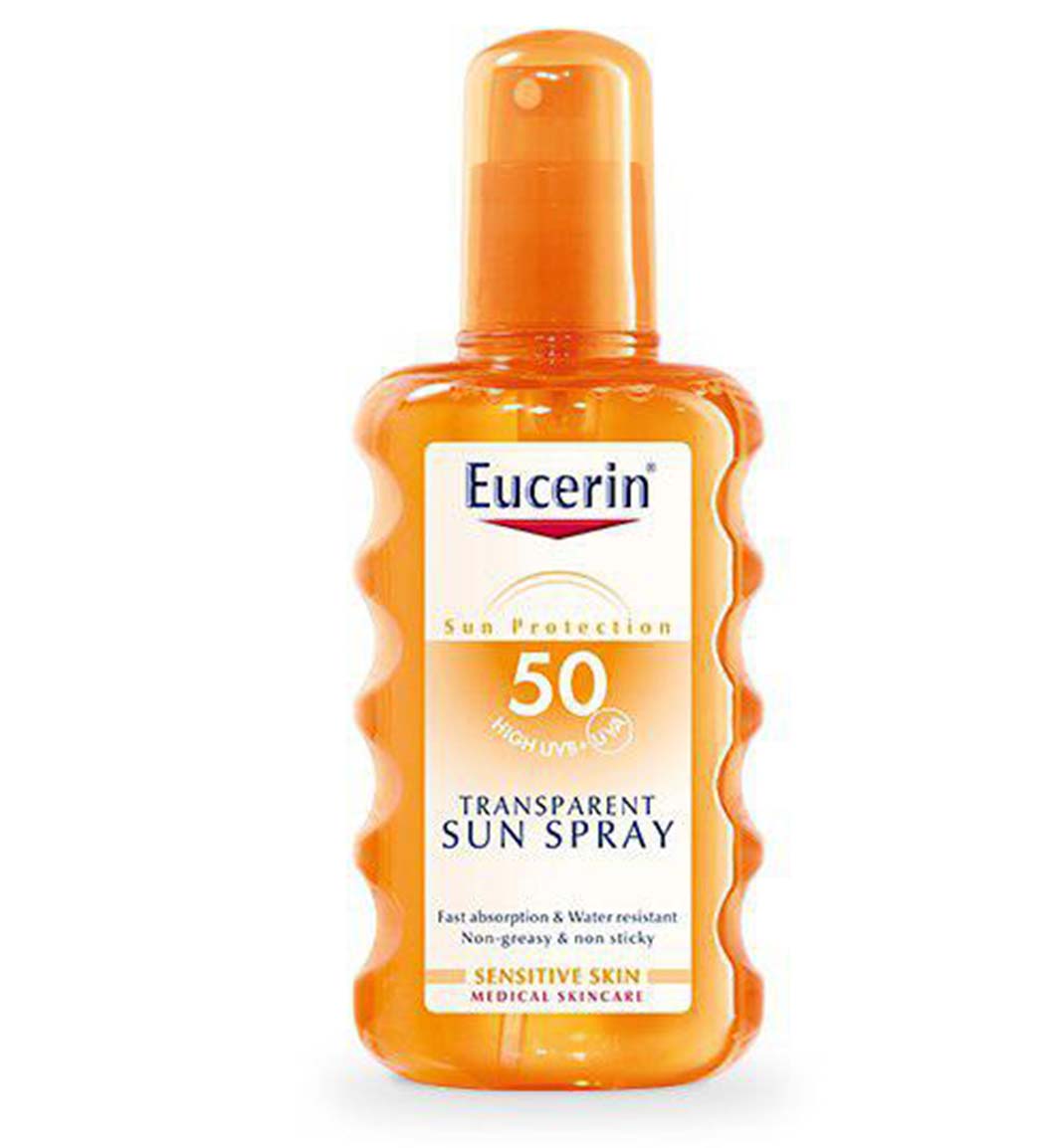 اسپری ضد آفتاب اوسرین Eucerin Sun Spray SPF 50 مناسب پوست نرمال چرب ۲۰۰ میلی لیتر