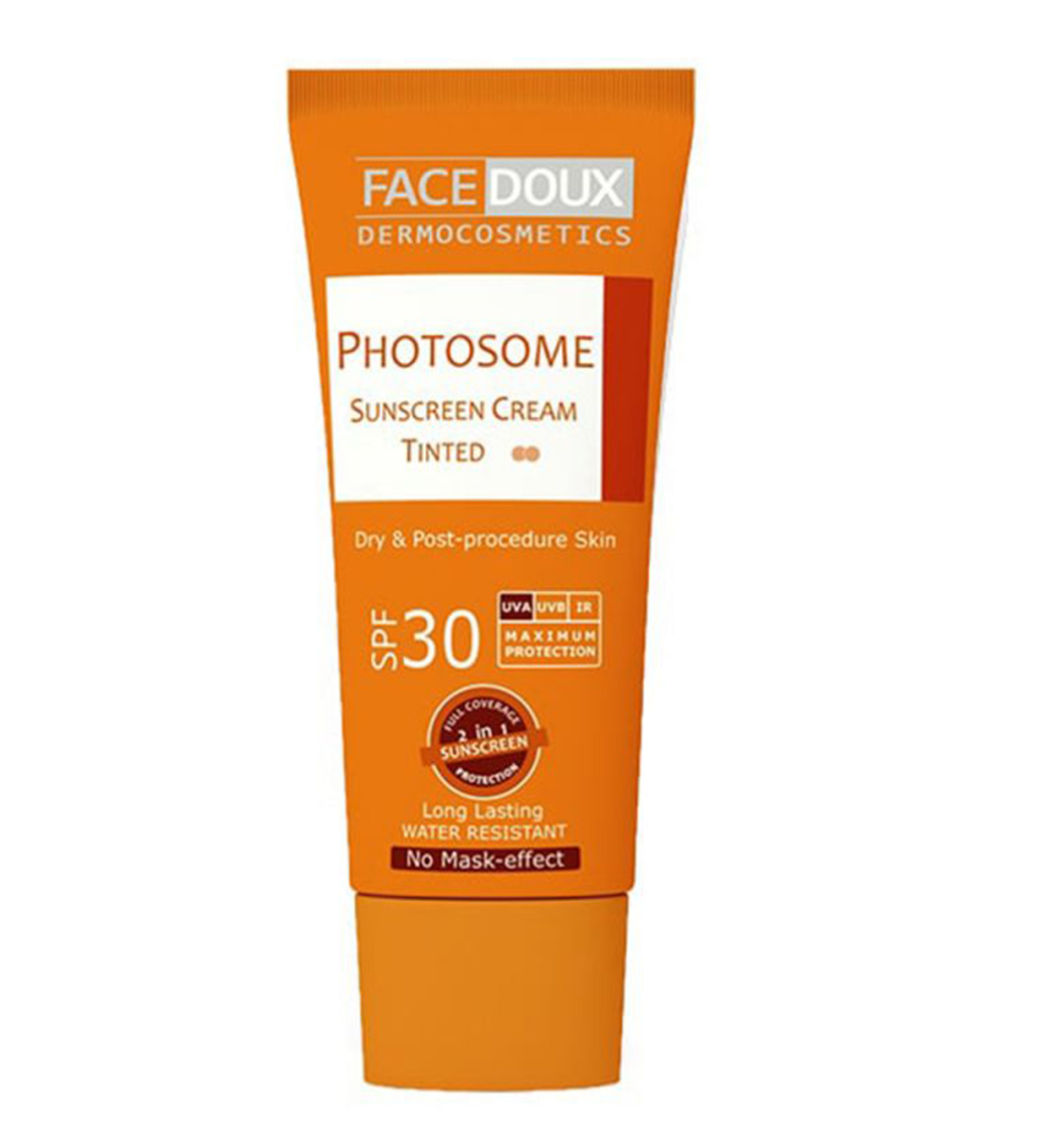 ضد آفتاب فیس دوکس Face doux مدل Photosome SPF 30 برای پوست خشک نرمال حساس ۴۰ میلی لیتر