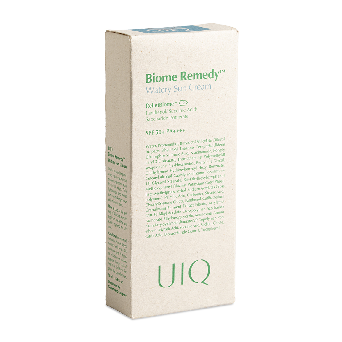 ضد آفتاب مرطوب کننده UIQ Biome Remedy Watery sun SPF50+ مناسب انواع پوست ۵۰ میلی لیتر | عکس 3