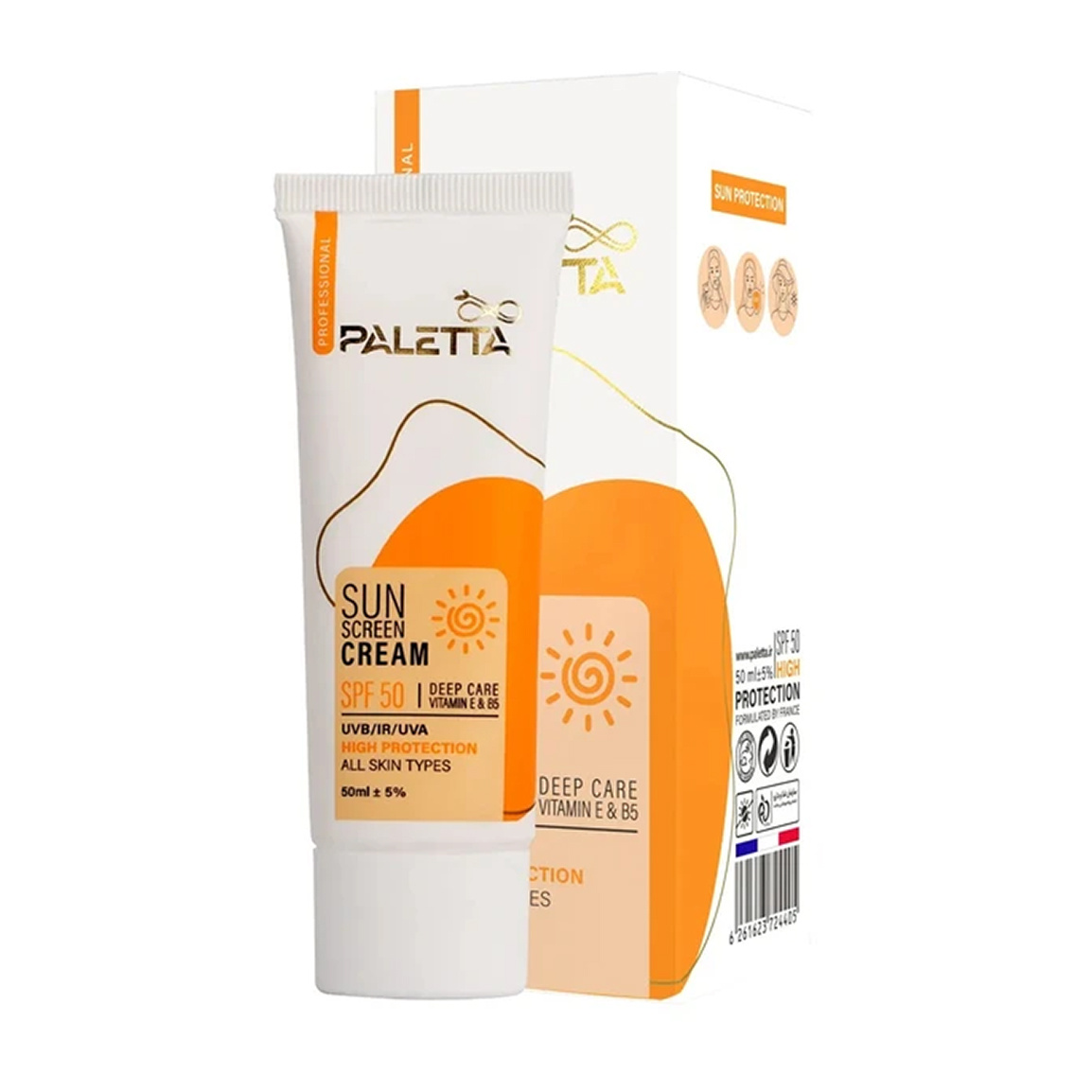 ضد آفتاب پالتا مدل High Protection با SPF50 مناسب پوست حساس ۵۰ میلی لیتر | عکس 2